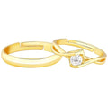 GIVA 925 Silver Couple Rings | Gifts for Women and Girls | With Certificate of Authenticity and 925 Stamp | 6 Months Warranty