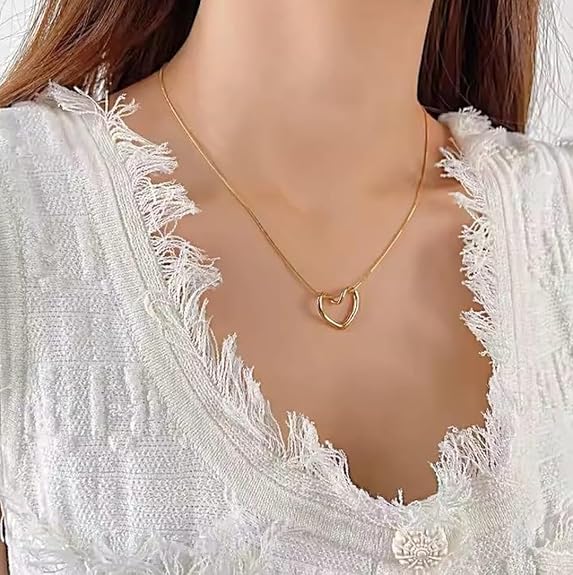 Inventive arts Anti-Tarnished Pendant set with Chain | Fashion Jewellery Sets Classic Necklace | Gifts for Sister, Valentine Gift of Wife & Girlfriend, Jewelry for Women & Girls ₹246.00 with 84 per