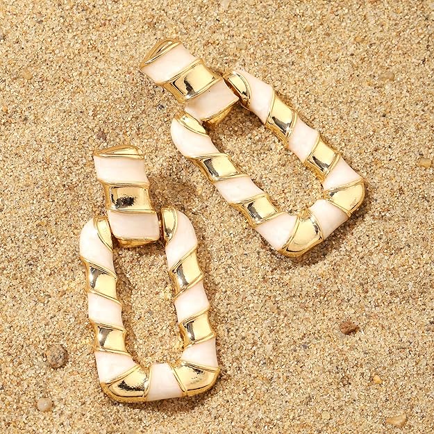 SALTY Anti Tarnish Earrings for Women | Stylish Fashion Jewellery | Accessories for Girls | Minimal Jewelry | Ideal for Gifting | Gift for wife, Girlfriend, Anniversary, Marriage, Birthday, Valentine day